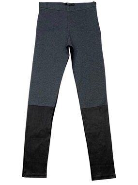 Markus Lupfer Legging Pant S Colorblock High Rise Lambskin Trim
